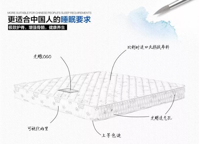 優(yōu)質(zhì)實(shí)木床你已經(jīng)有了就缺這樣一張好床墊了！